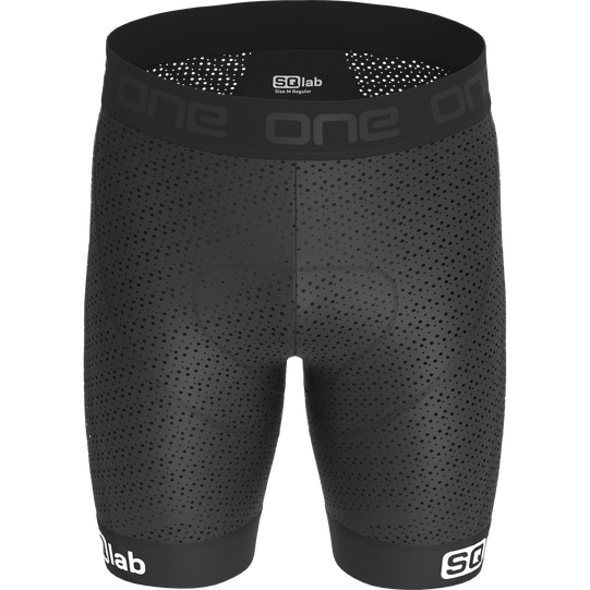 SQlab ONE10 2.0 cuissard de cyclisme en noir avec coussin intégré pour le vélo quotidien