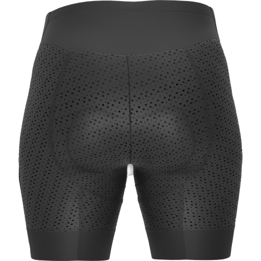 SQlab Shorts ONE10 2.0 Damen Radunterhose in schwarz mit SQ-Pad Sitzpolster – Rückansicht