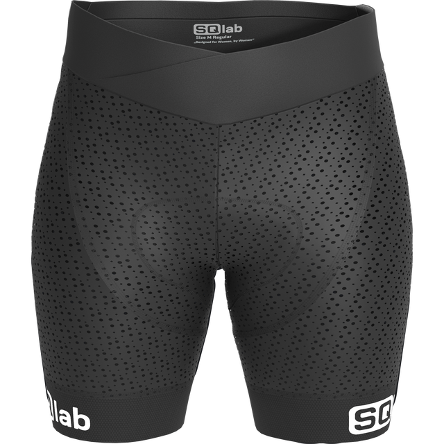 SQlab ONE10 2.0 Damen Radunterhose in schwarz mit Sitzpolster für Radfahren und Pendeln