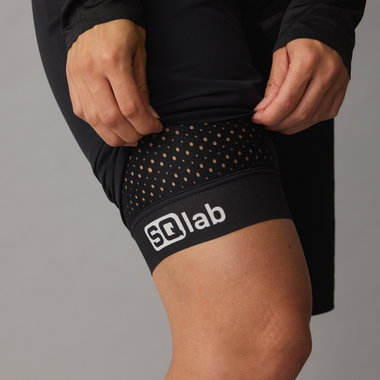 SQlab ONE10 2.0 women cycling liner shorts in black with perforated gripper band