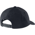 SQlab Cap Logo casquette snapback en noir charbon, vue arrière avec sangle d'ajustement