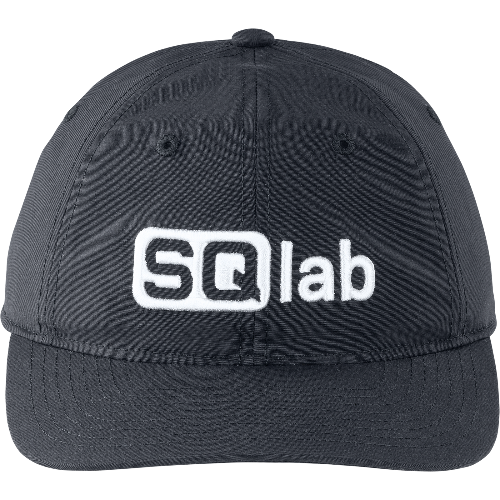 Casquette SQlab Cap Logo en gris foncé avec logo brodé blanc