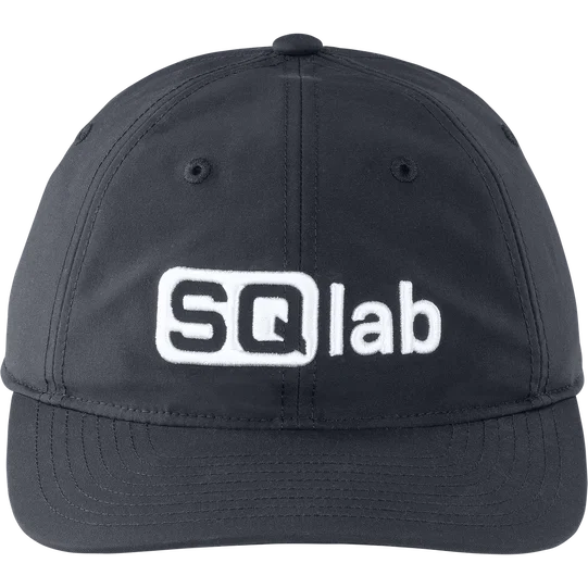 Casquette SQlab Cap Logo en gris foncé avec logo brodé blanc