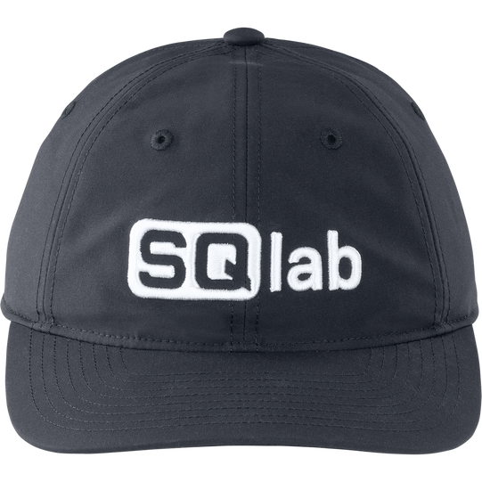 Casquette SQlab Cap Logo en gris foncé avec logo brodé blanc