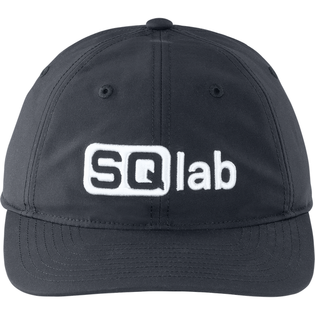 Casquette SQlab Cap Logo en gris foncé avec logo brodé blanc