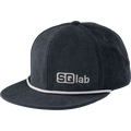SQlab Cap OX casquette snapback en velours côtelé gris anthracite avec liseré corde gris
