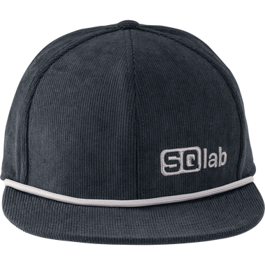 SQlab Cap OX casquette en velours côtelé gris foncé avec détail corde gris