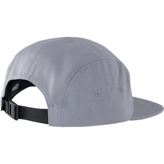 SQlab Cap Team casquette 5 panneaux en gris clair avec sangle ajustable vue arrière
