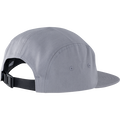 SQlab Cap Team casquette 5 panneaux en gris clair avec sangle ajustable vue arrière