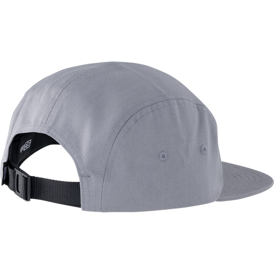 SQlab Cap Team casquette 5 panneaux en gris clair avec sangle ajustable vue arrière