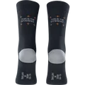 SQlab ONE10 2.0 Merino cycling socks in charcoal black with reinforced heel for cycling and commuting