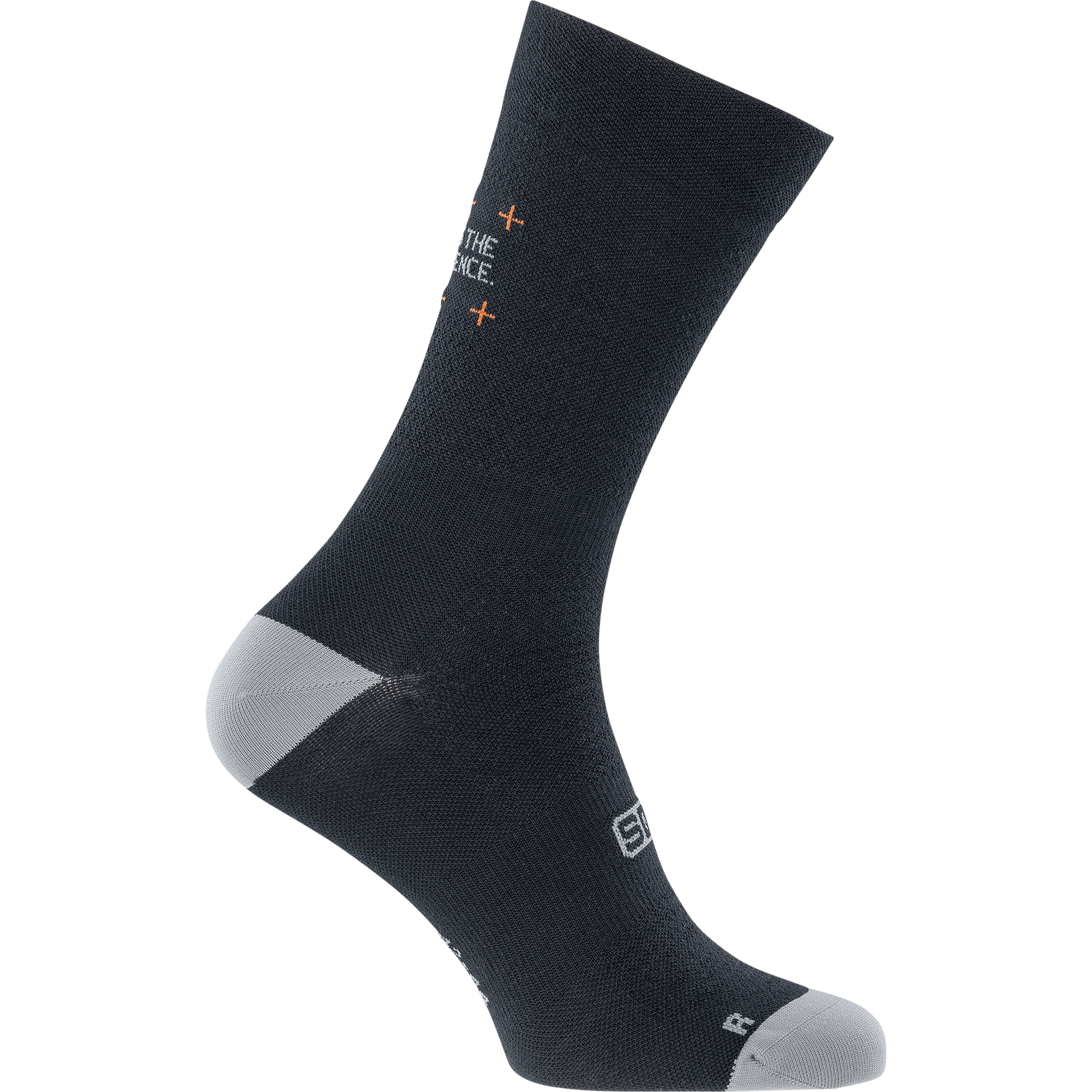 SQlab ONE10 2.0 Merino cycling socks in charcoal and light grey for cycling and commuting