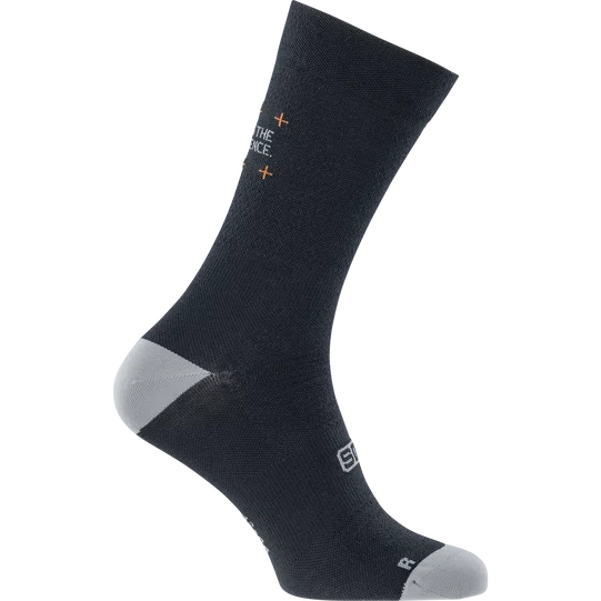 SQlab ONE10 2.0 Merino cycling socks in charcoal and light grey for cycling and commuting