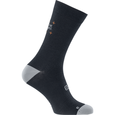 SQlab ONE10 2.0 Merino cycling socks in charcoal and light grey for cycling and commuting