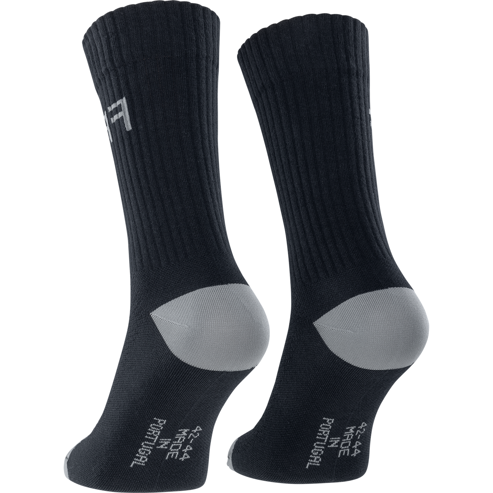 SQlab ONE11 2.0 unisex MTB cycling socks in black and grey for mountain biking