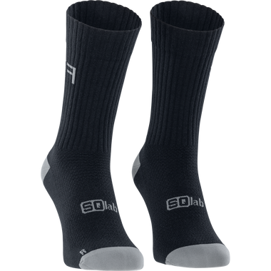 SQlab ONE11 2.0 MTB cycling socks in black and grey for mountain biking and everyday use