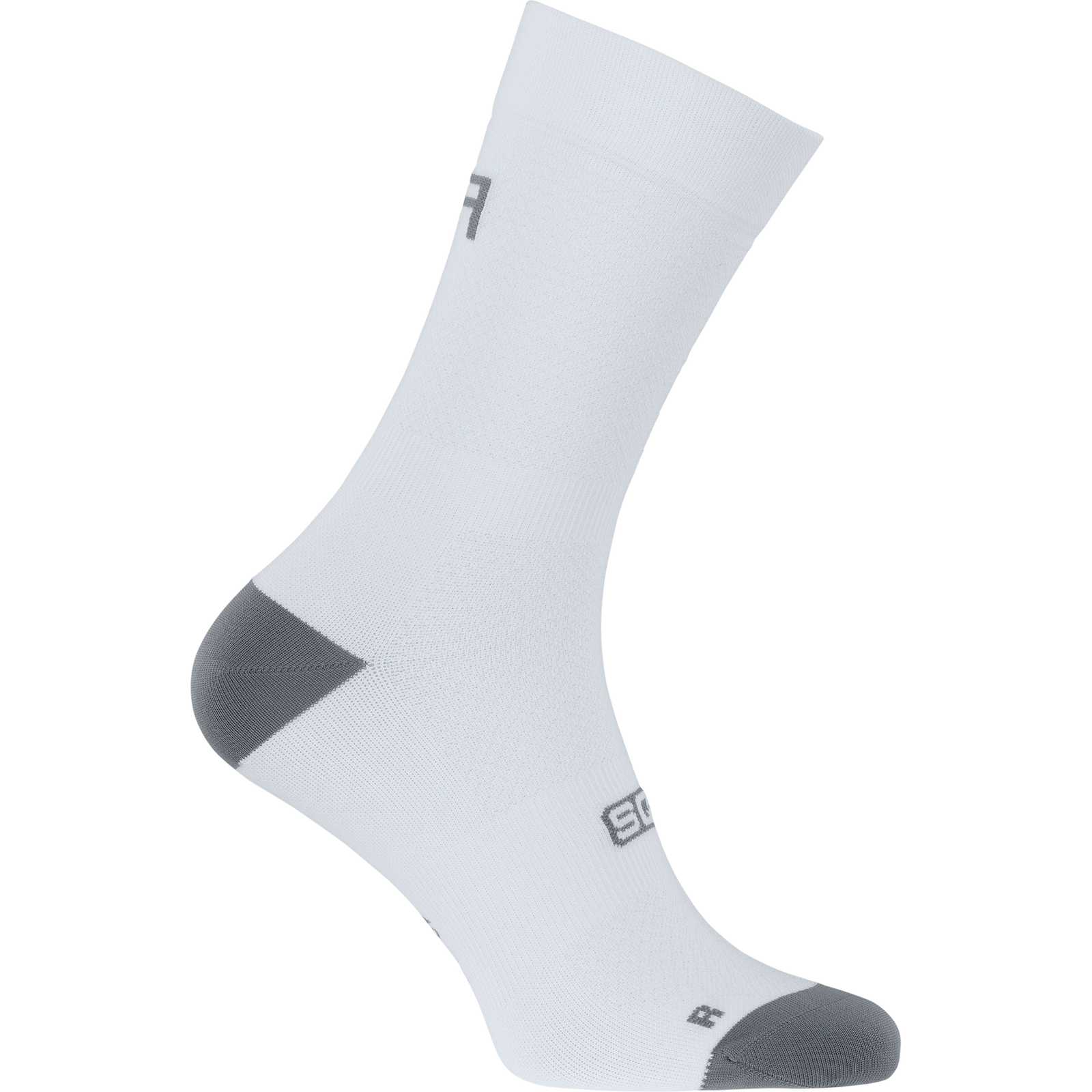 SQlab ONE12 2.0 unisex road cycling socks in white and grey