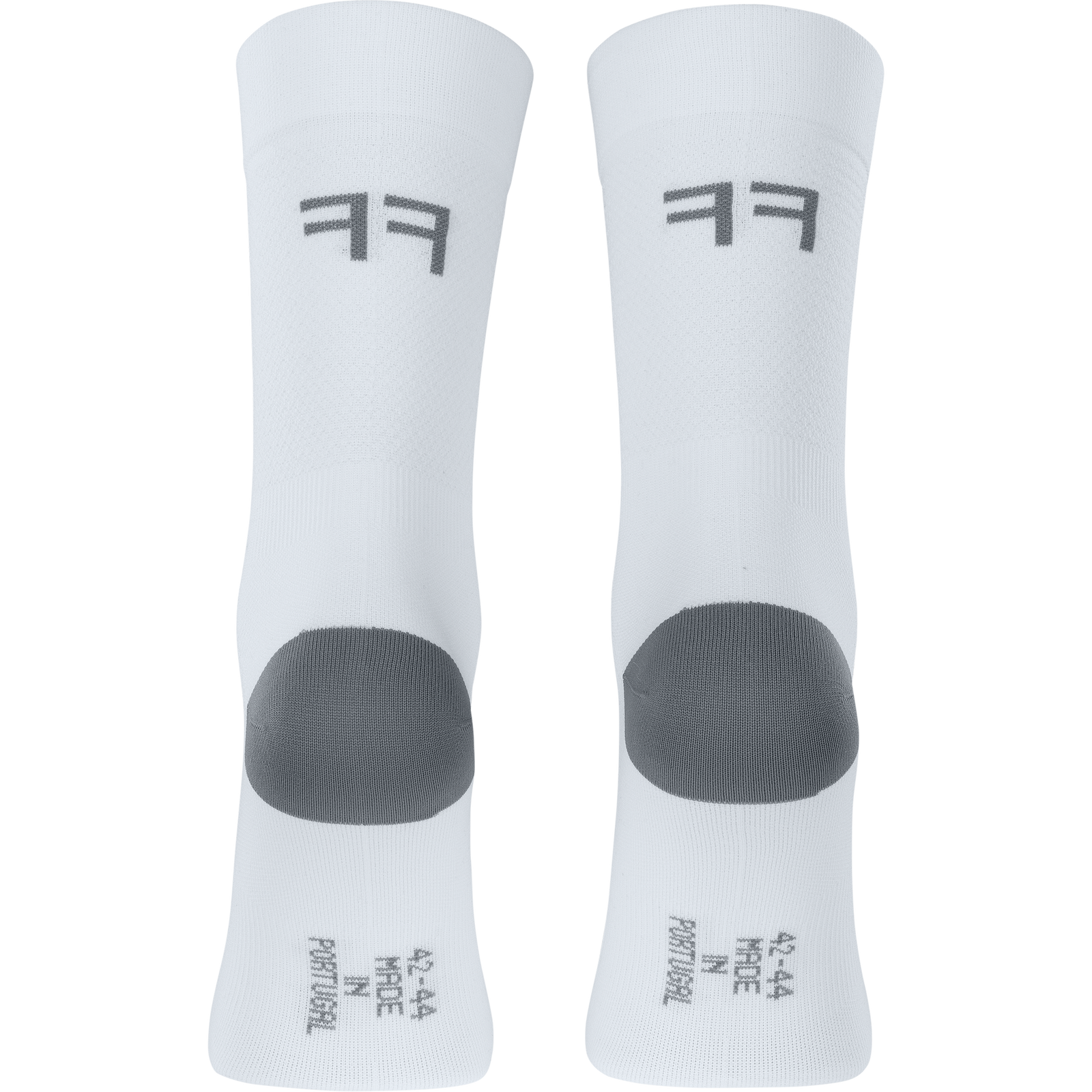 SQlab ONE12 2.0 cycling socks unisex in white and grey for road cycling