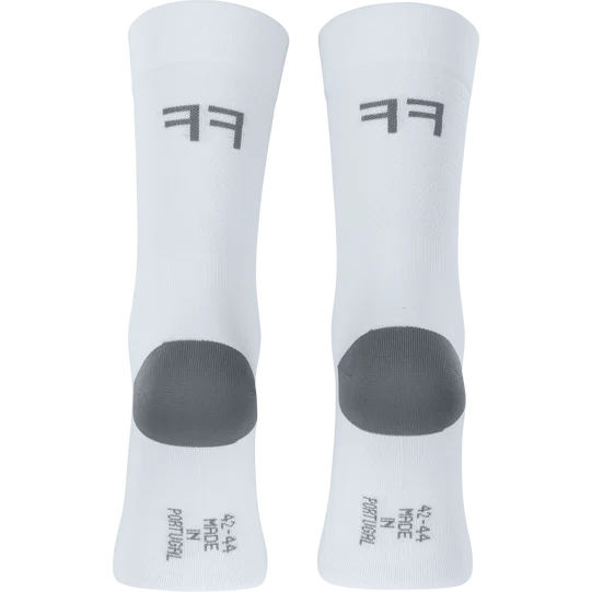 SQlab ONE12 2.0 cycling socks unisex in white and grey for road cycling