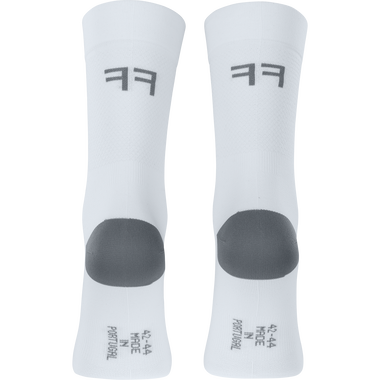 SQlab ONE12 2.0 cycling socks unisex in white and grey for road cycling