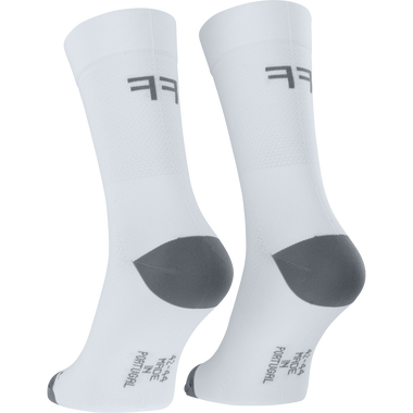 SQlab ONE12 2.0 cycling socks in white and grey for road cycling