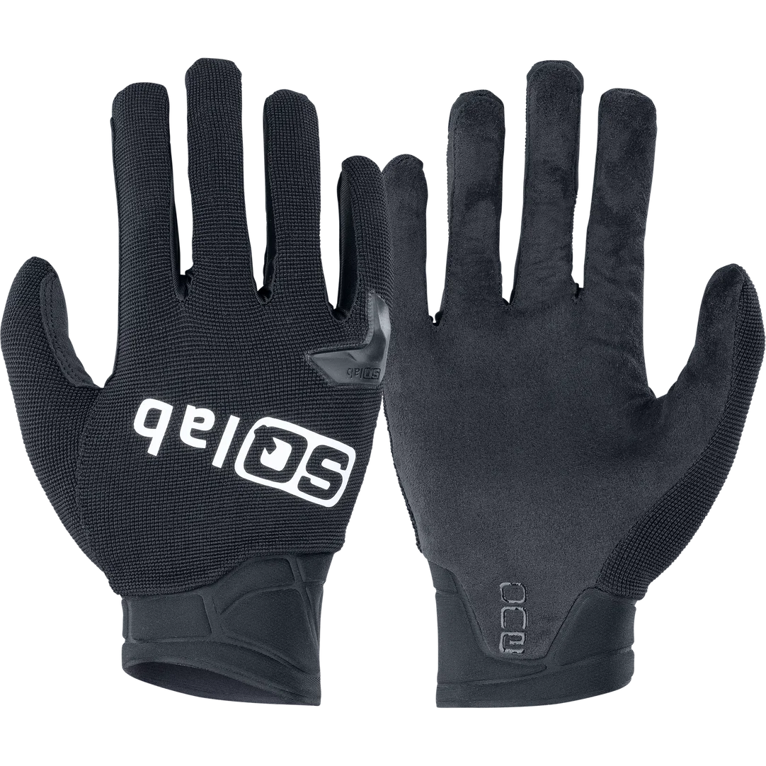 SQlab ONE11 full-finger MTB gloves in black for mountain biking