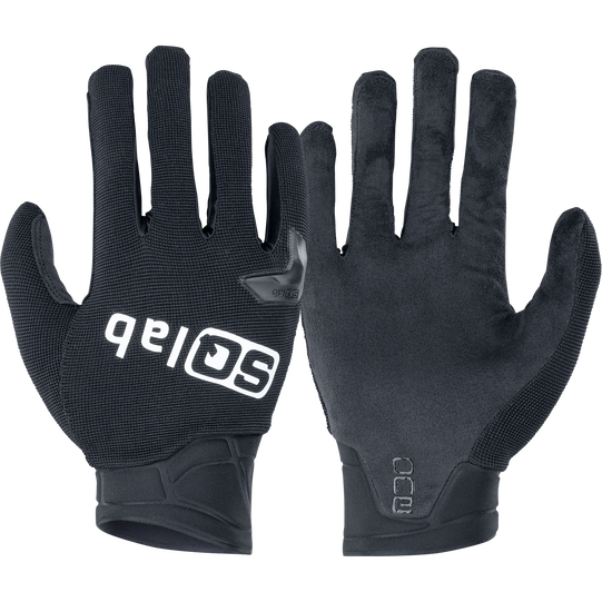 SQlab ONE11 full-finger MTB gloves in black for mountain biking