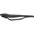 SQlab 612 ERGOWAVE active 2.1 Carbon saddle in matte black, side profile with carbon rails
