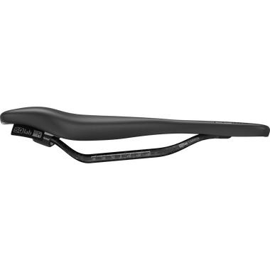 SQlab 612 ERGOWAVE active 2.1 Carbon Sattel in matt schwarz – Seitenansicht mit Carbonstrube