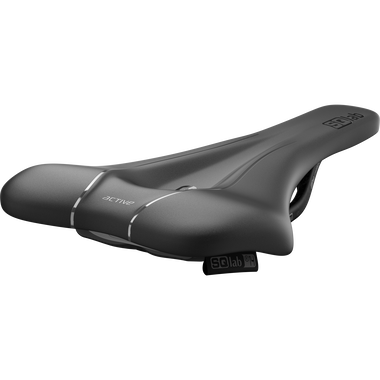 SQlab 612 ERGOWAVE active 2.1 Carbon Fahrradsattel in schwarz mit Carbon-Schienen