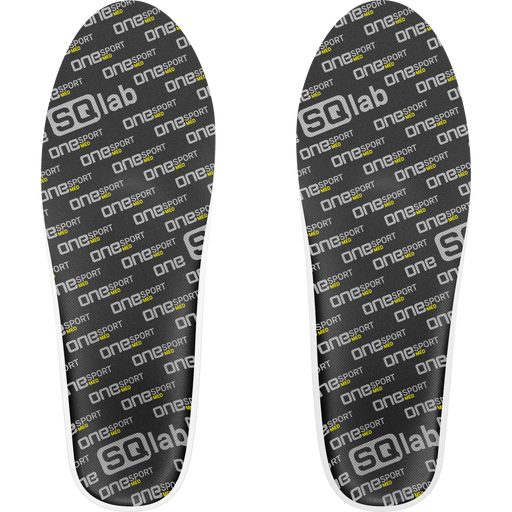 SQlab one sport MED Fahrradschuh-Einlegesohlen in anthrazit, Paar Draufsicht