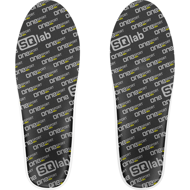SQlab one sport MED Fahrradschuh-Einlegesohlen in anthrazit, Paar Draufsicht