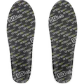 SQlab one sport MED cycling shoe insoles in charcoal, pair top view