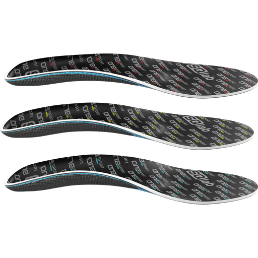 SQlab ONE sport Einlegesohle medium in schwarz und cyan