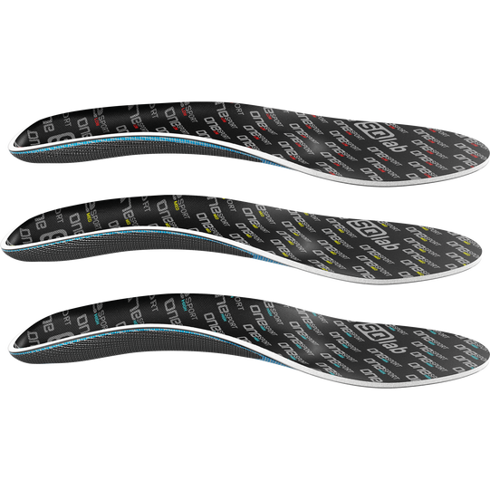 SQlab ONE sport Einlegesohle medium in schwarz und cyan