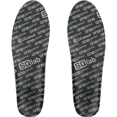 Semelle intérieure SQlab ONE Comfort High en gris foncé avec technologie ccubed et soutien de voûte élevé