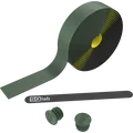SQlab 714 Gravel Lenkerband in olivgrün mit Lenkerendstopfen und Klettverschlussband