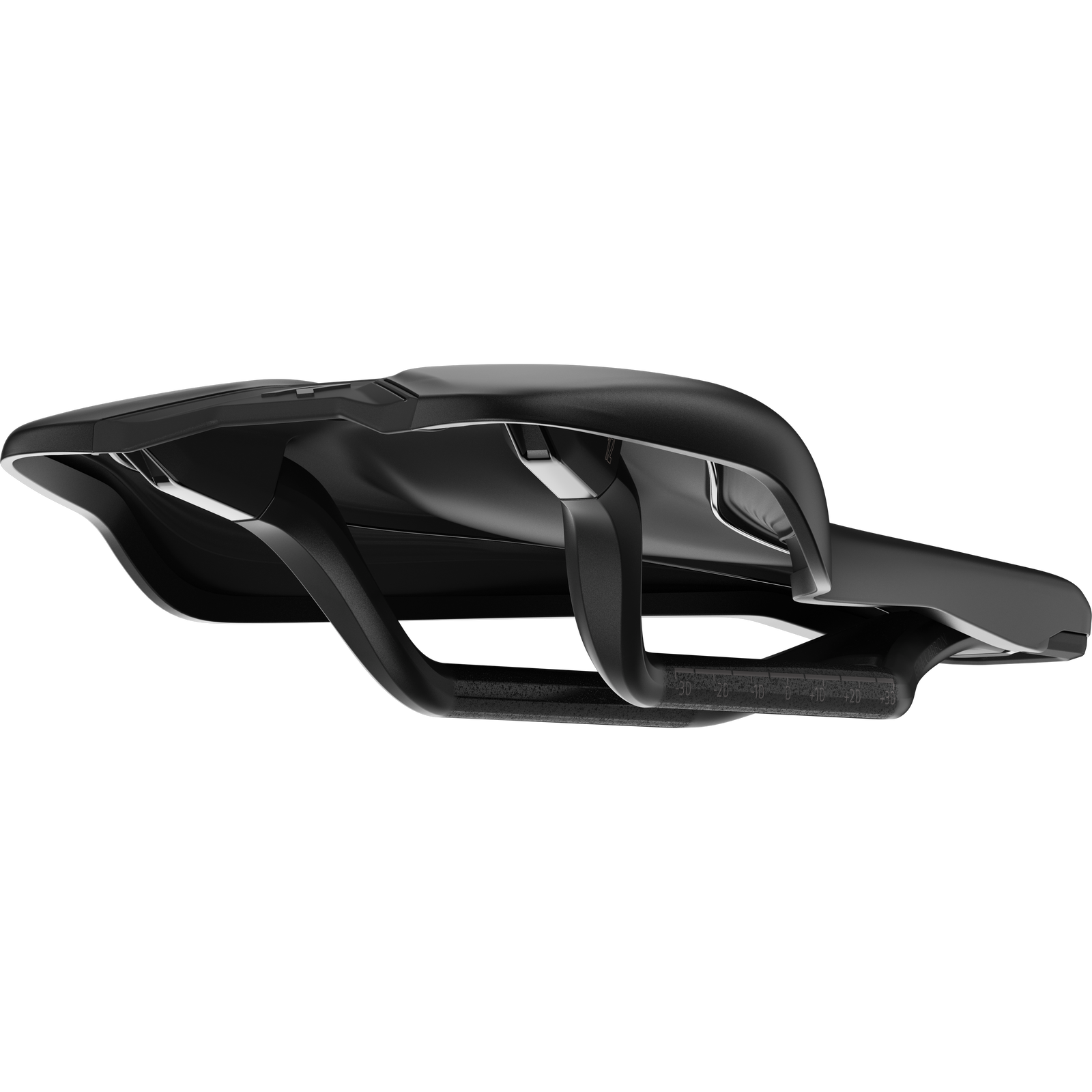 Selle de route SQlab 612R ERGOWAVE 2.0 Carbon en noir avec rails carbone