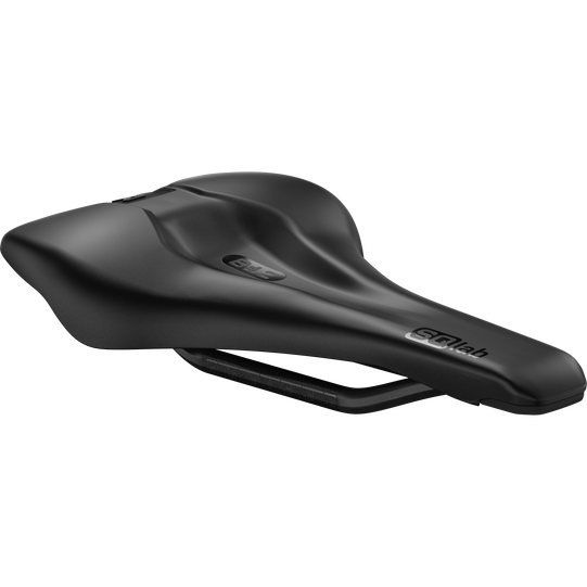 SQlab 612R ERGOWAVE 2.0 Carbon Rennradsattel in mattschwarz mit Flex-Wing und Carbon-Schienen