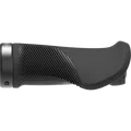 SQlab 702 2.0 Short ergonomic bicycle grip in black, side view
