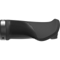 SQlab 702 2.0 Short ergonomic bicycle grip in black, side view