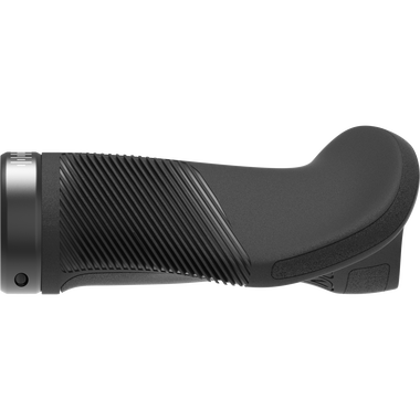 SQlab 721 2.0 Short ergonomic bicycle grip in black with palm wing and vibration-damping lamellae