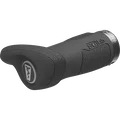 SQlab 721 2.0 Short ergonomic bicycle grip in dark grey with ergonomic wing and lock-on clamp collar