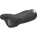 SQlab 721 2.0 Short ergonomic bicycle grip in dark grey with ergonomic wing and lock-on clamp collar