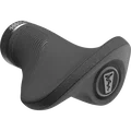SQlab 721 2.0 Short ergonomic bicycle grip in dark grey with ergonomic wing and vibration-damping lamellae