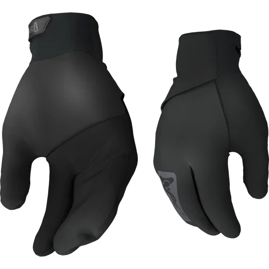 SQlab ONE10 Winterrad-Handschuhe in schwarz mit wasserdichter AX Suede Handfläche für Mountainbiking