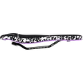 SQlab ClipOn 611 Infinergy ERGOWAVE active 2.1 saddle in black, white splatter and lavender