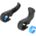 SQlab 411 MTB 3.0 inner bar ends in black with blue shim ring