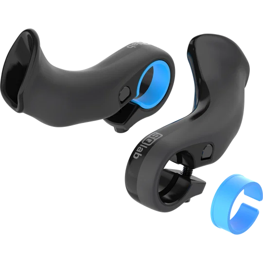 SQlab 410 Trekking inner bar ends Onesize in black and blue