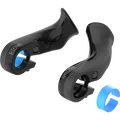 SQlab 410 Trekking inner bar ends in black with blue adapter ring